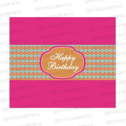 Vintage Glam Chocolate Wrappers THEME PARTIES Pretty UR Party Default Title