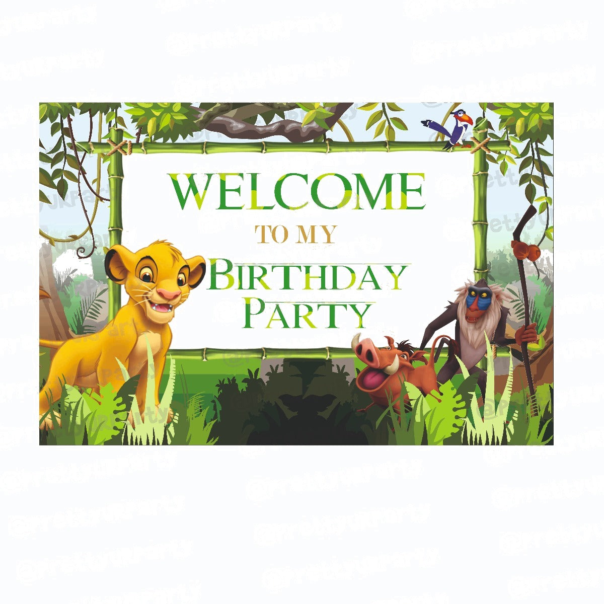 Lion King Theme Entrance Banner / Door Sign