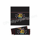 40th Birthday Theme Chocolate Wrappers THEME PARTIES Pretty UR Party Default Title