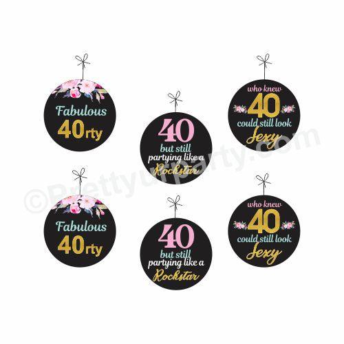 40th Birthday Theme Danglers THEME PARTIES Pretty UR Party Default Title