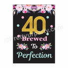 40th Birthday Poster 02 THEME PARTIES Pretty UR Party