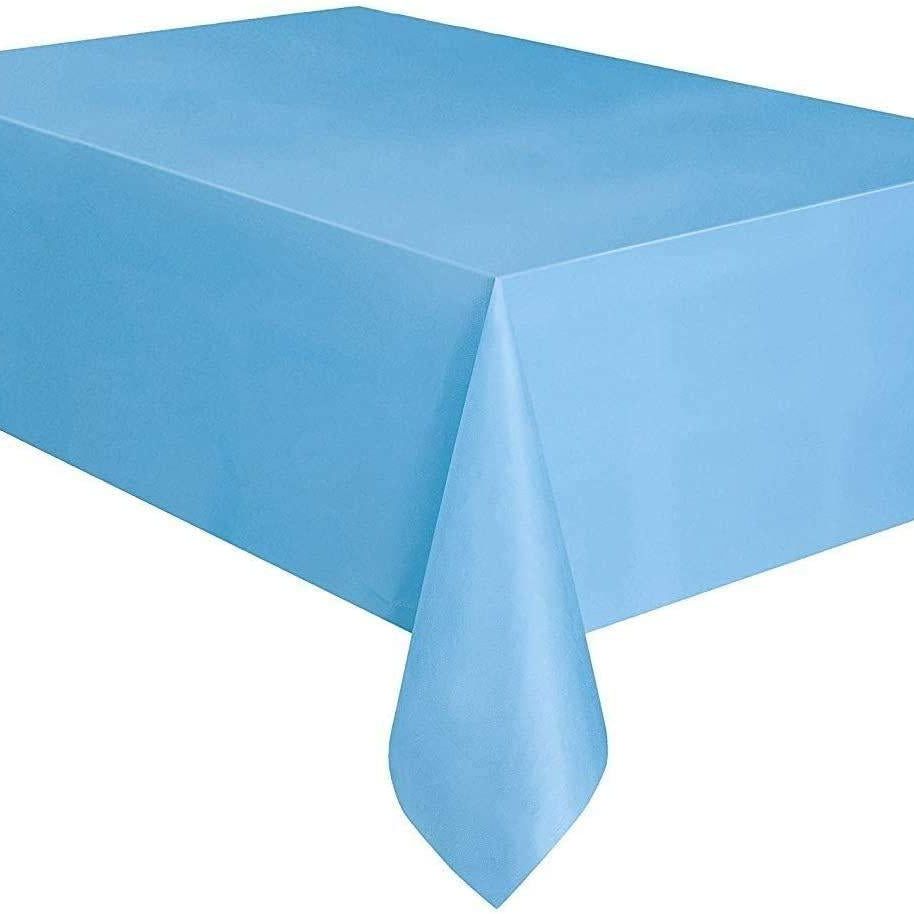 Blue Plastic Table Cover - Disposable THEME PARTIES Pretty UR Party