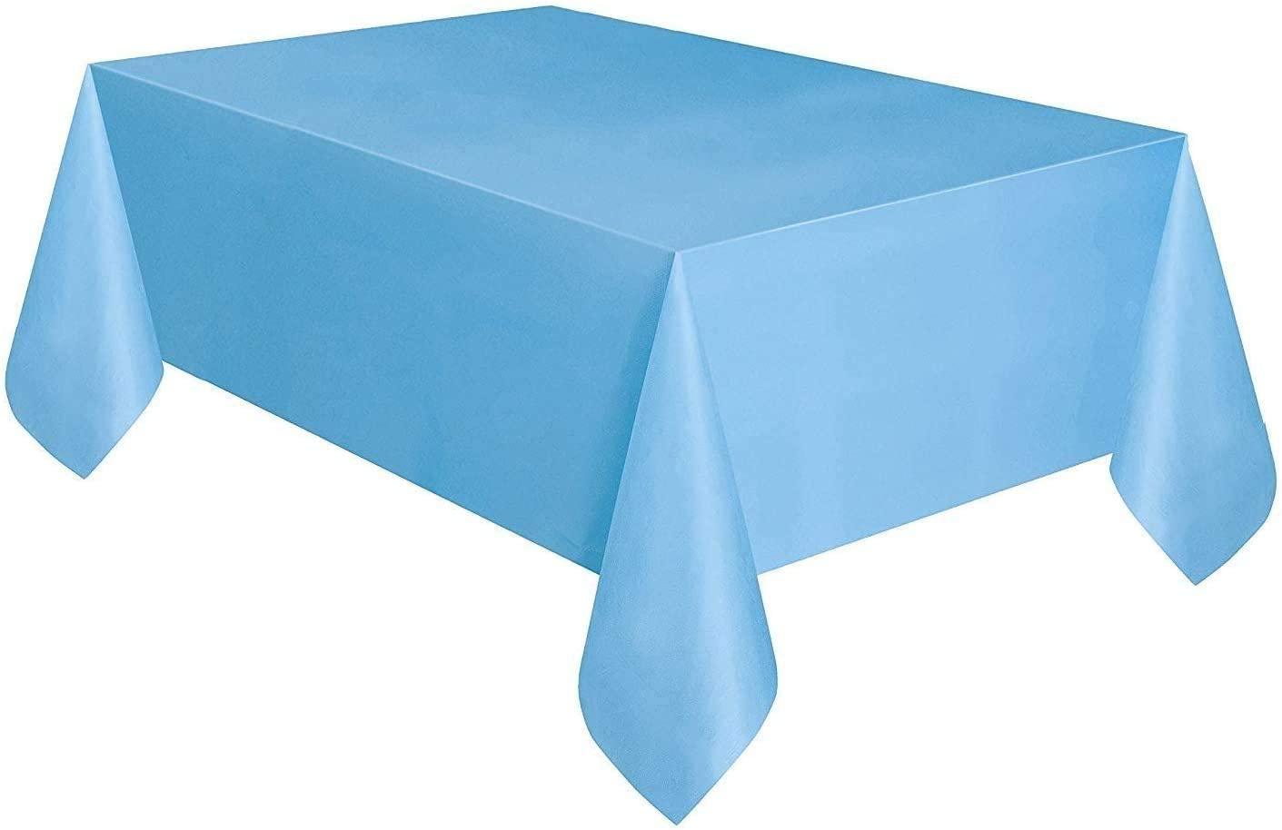 Blue Plastic Table Cover - Disposable THEME PARTIES Pretty UR Party