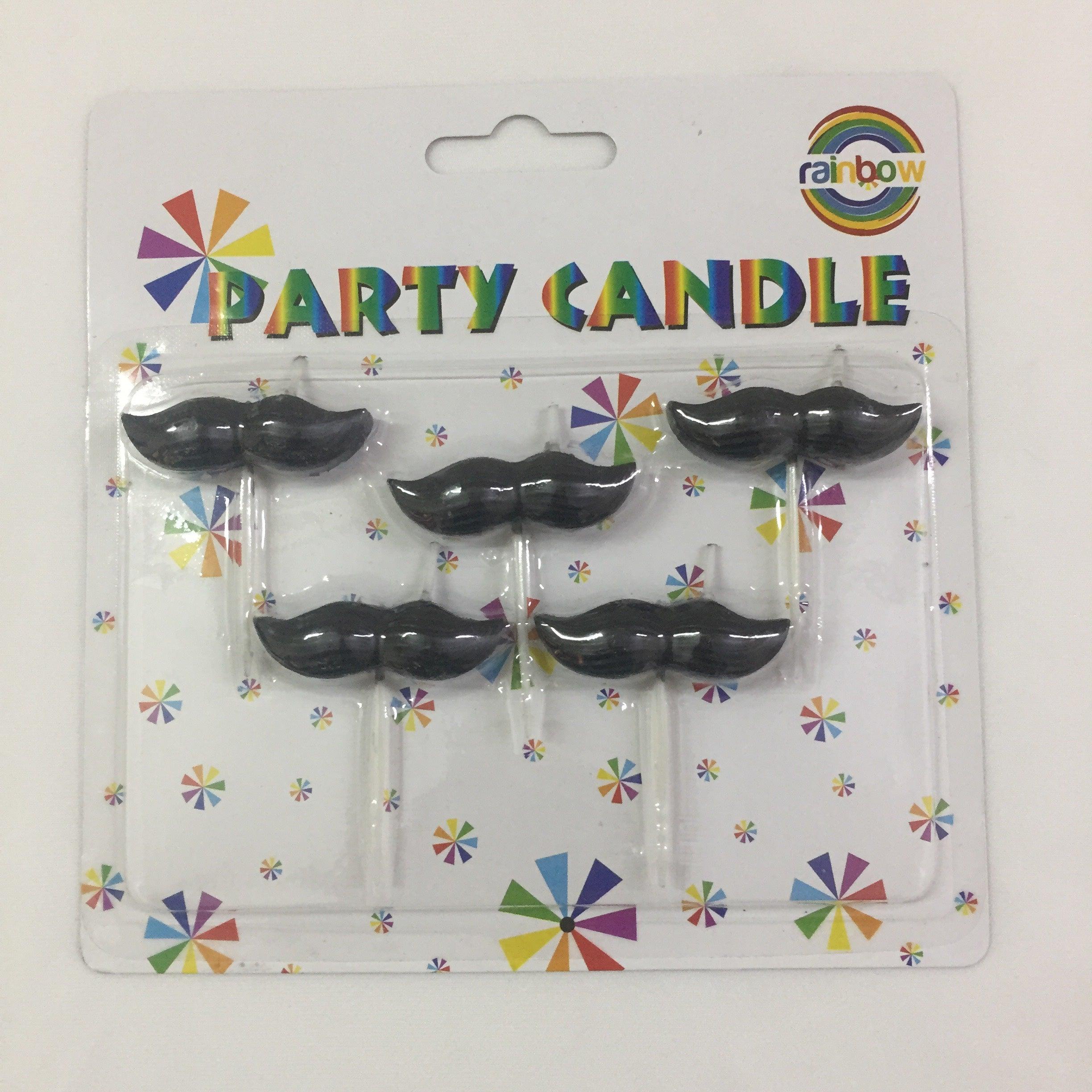 Moustache Candle THEME PARTIES Pretty UR Party