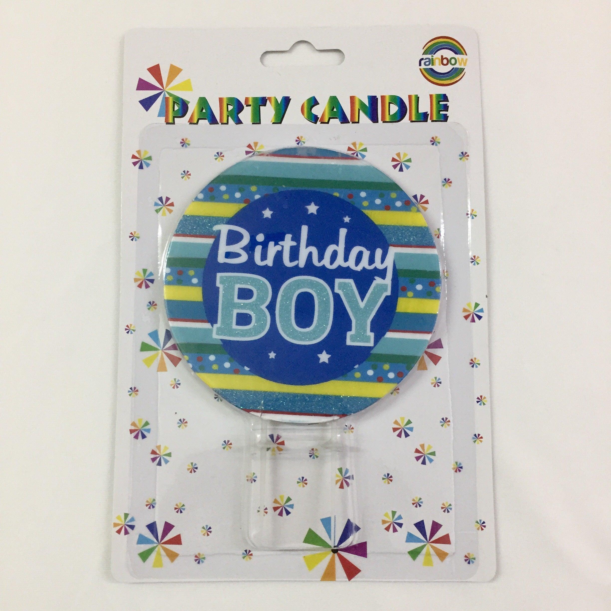 Birthday Boy Candle THEME PARTIES Pretty UR Party