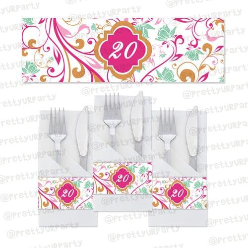 Vintage Glam Party Napkin Rings THEME PARTIES Pretty UR Party Default Title