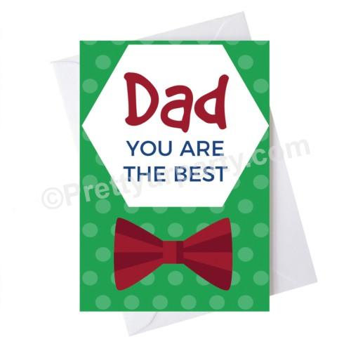 Father's Day Dad You Are the Best Card ALL PARTY SUPPLIES Pretty UR Party