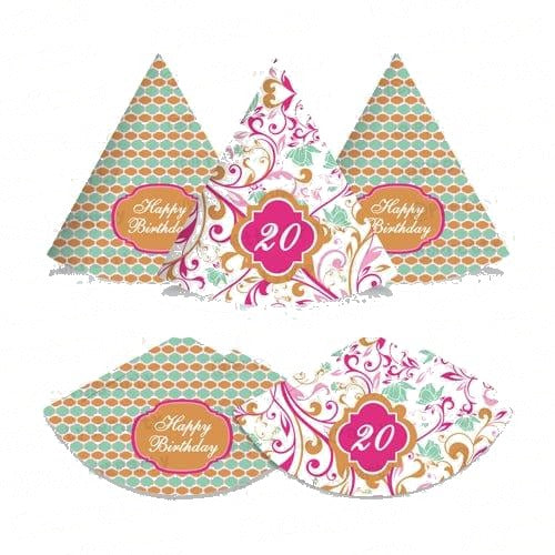 Vintage Glam Hats - Pack of 10