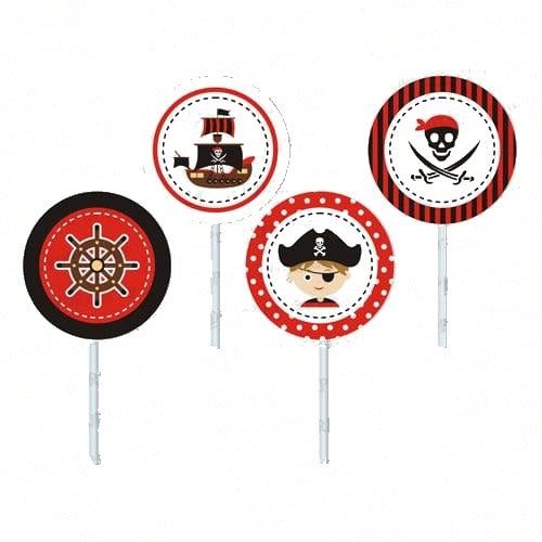 Pirate Cupcake / Food Toppers