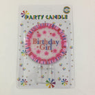 Birthday Girl Candle THEME PARTIES Pretty UR Party