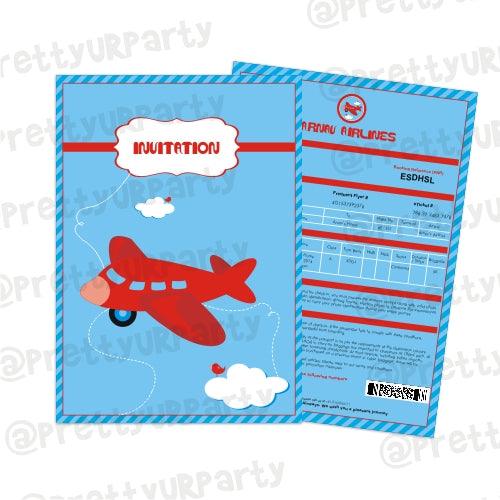 E-Ticket Invitation THEME PARTIES Pretty UR Party