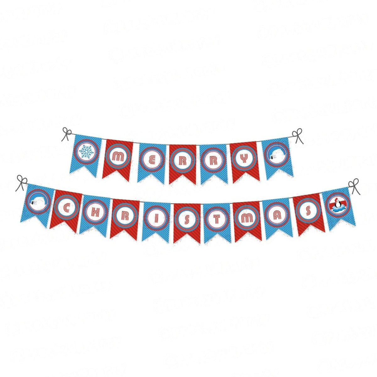 Penguins Bunting