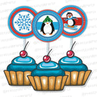 Penguins Cupcake / Food Toppers THEME PARTIES Pretty UR Party