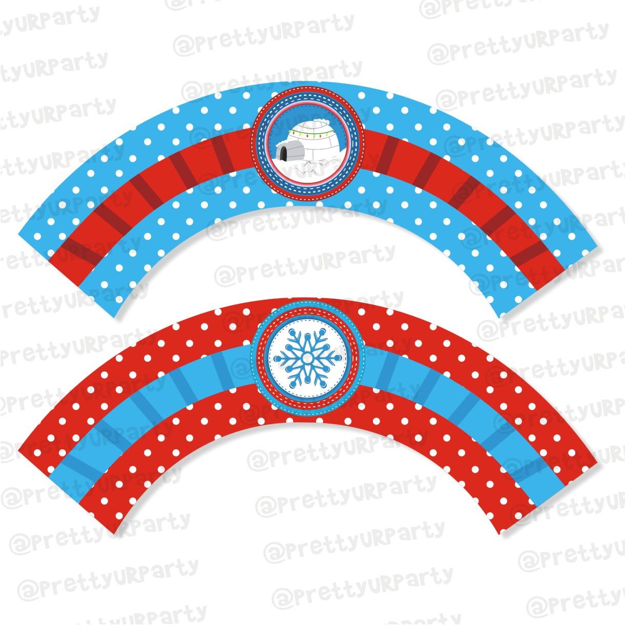 Penguins Cupcake Wrappers THEME PARTIES Pretty UR Party Default Title