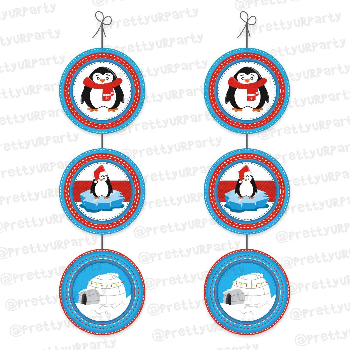 Penguins Danglers THEME PARTIES Pretty UR Party Default Title