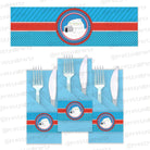 Penguins Napkin Rings THEME PARTIES Pretty UR Party Default Title