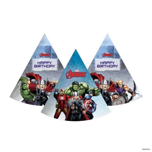 Avengers Caps - Pack of 10 THEME PARTIES Pretty UR Party Default Title