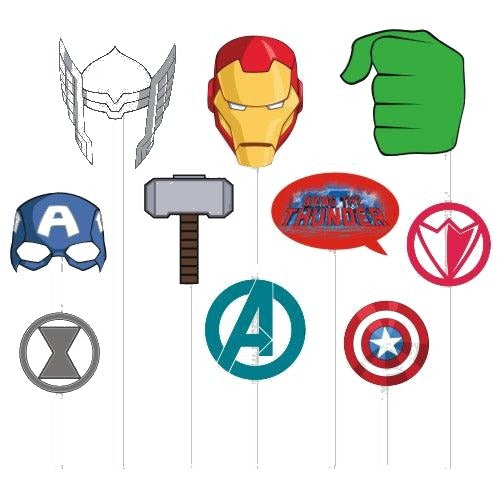 Avengers Photo Booth Prop