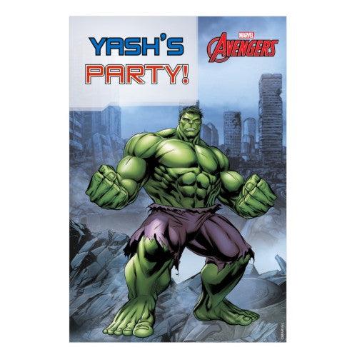 Avengers Poster 04 THEME PARTIES Pretty UR Party With Name