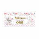 Personalized Baby Elephant Theme Banner 30in ALL PARTY SUPPLIES Pretty UR Party Default Title