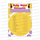 Ready To Pop Baby Word Scramble Game BABY SHOWER Pretty UR Party