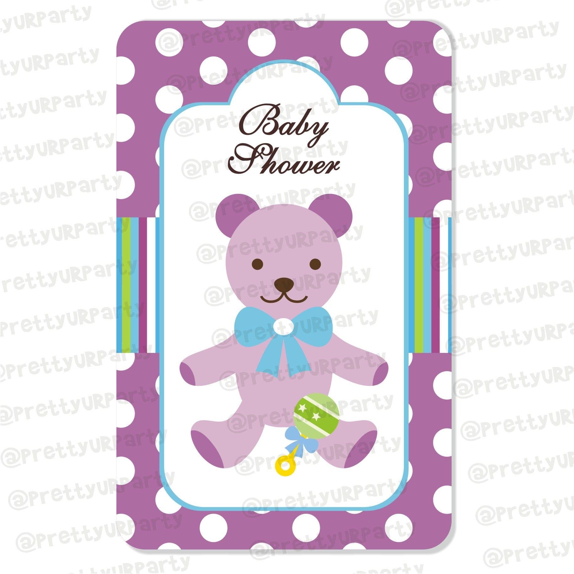 Purple and Green Centerpieces - Pack of 2 BABY SHOWER Pretty UR Party Default Title