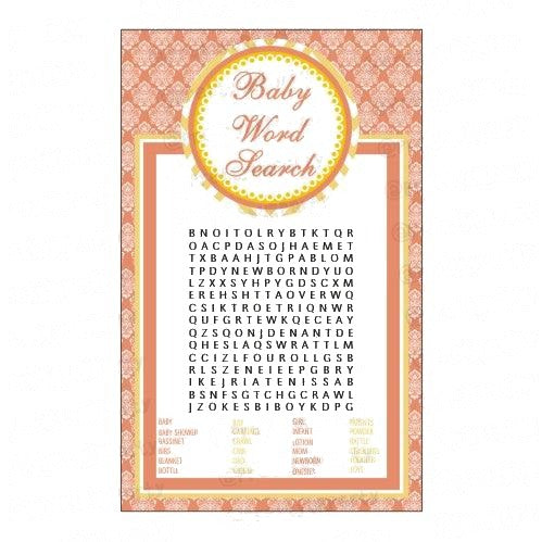 Little bird Baby Word Search Game