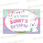 Some Bunny is One Theme Backdrop PERSONALISED Pretty UR Party Default Title