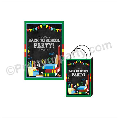Back to School Theme Khoi Bag / Pinata ALL PARTY SUPPLIES Pretty UR Party