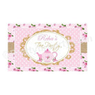 Tea Party Theme Backdrop PERSONALISED Pretty UR Party Default Title