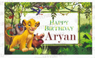 Lion King Theme Backdrop Design 2 PERSONALISED Pretty UR Party Default Title