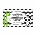 Panda Theme Backdrop PERSONALISED Pretty UR Party Default Title