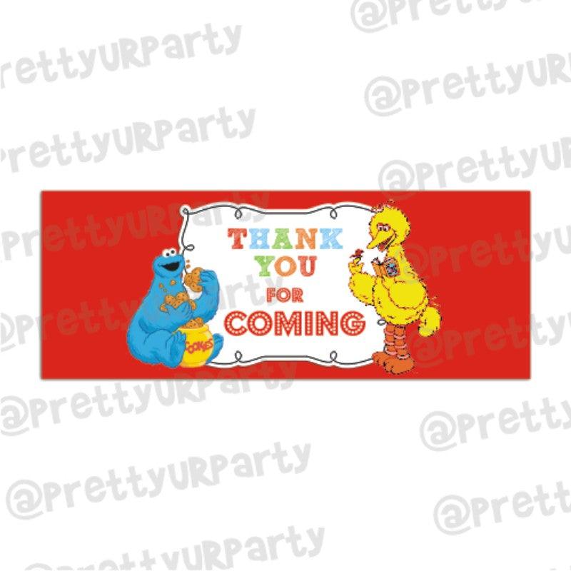 Elmo Theme Treat Bag Toppers THEME PARTIES Pretty UR Party