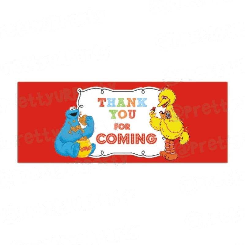 Elmo Theme Treat Bag Toppers