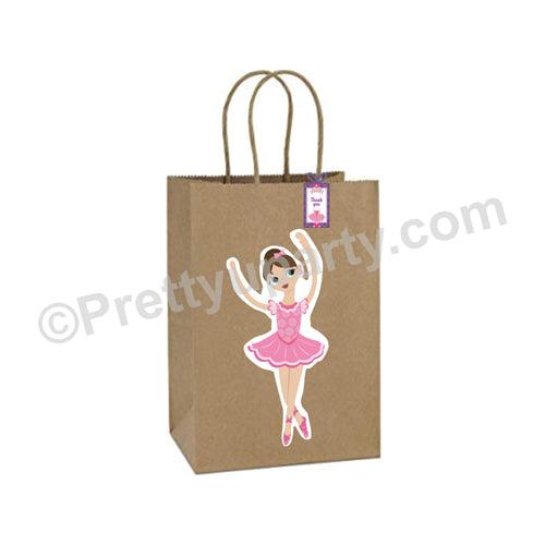 Ballerina Gift Bags - Pack of 10 ACCESSORIES Pretty UR Party