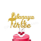 Ballerina Theme Cake Topper THEME PARTIES Pretty UR Party