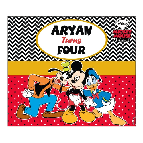 Mickey Mouse Backdrop THEME PARTIES Pretty UR Party Default Title
