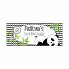 Personalized Panda Theme Banner - 13 x 30 inch ALL PARTY SUPPLIES Pretty UR Party