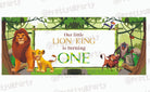 Personalized Lion King Theme Banner 30in ALL PARTY SUPPLIES Pretty UR Party Default Title