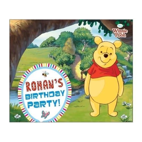 Winnie the Pooh Backdrop THEME PARTIES Pretty UR Party Default Title