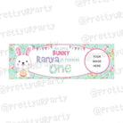 Personalized Some Bunny is One Theme Banner 30in ALL PARTY SUPPLIES Pretty UR Party