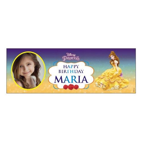 Personalized Belle Birthday Banner 30in ALL PARTY SUPPLIES Pretty UR Party