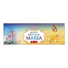 Personalized Belle Birthday Banner 30in ALL PARTY SUPPLIES Pretty UR Party Default Title