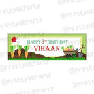 Personalized Gardening Theme Banner 30in ALL PARTY SUPPLIES Pretty UR Party Default Title