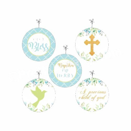 Baptism Blue Theme Danglers
