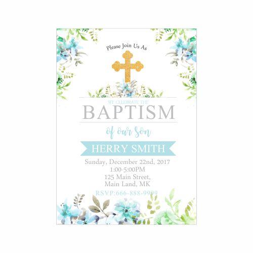 Baptism Blue Theme Invitations ALL PARTY SUPPLIES Pretty UR Party Default Title