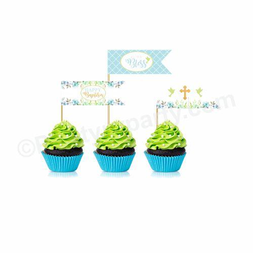 Baptism Blue Theme Picks ALL PARTY SUPPLIES Pretty UR Party