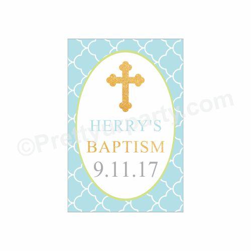 Baptism Blue Poster 01 ALL PARTY SUPPLIES Pretty UR Party