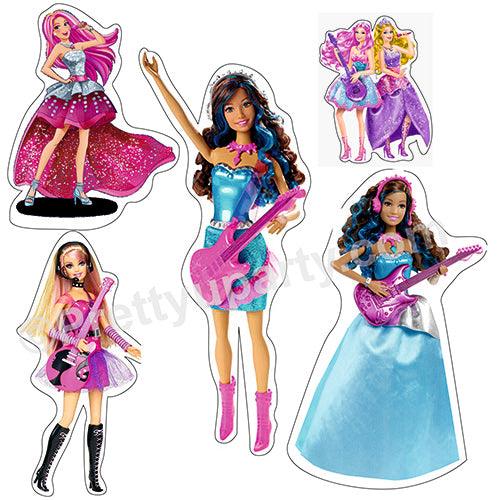Barbie Rockstar Theme Cutouts THEME PARTIES Pretty UR Party