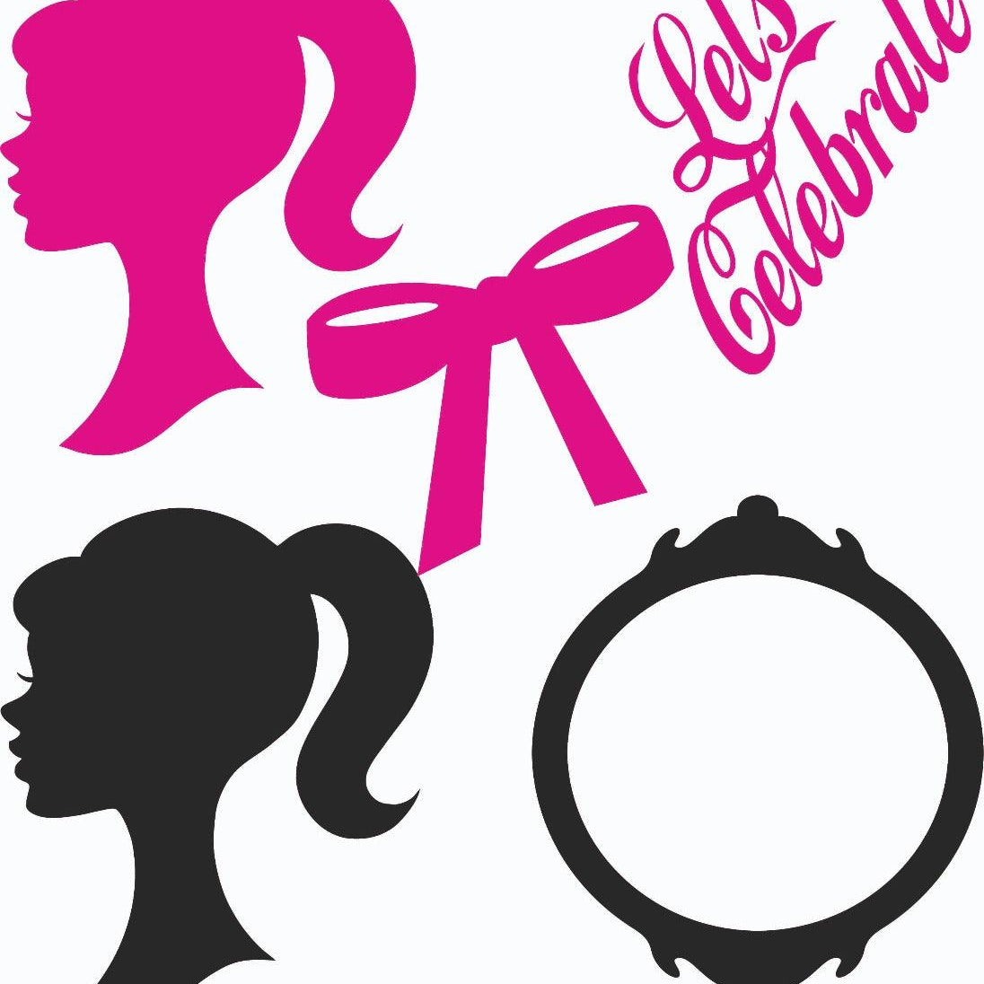 Barbie Silhoutte Theme Cutouts THEME PARTIES Pretty UR Party